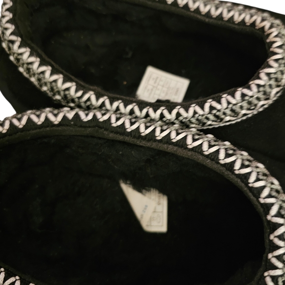 UGG Black Suede Tasmen Slippers - Picture 11 of 12